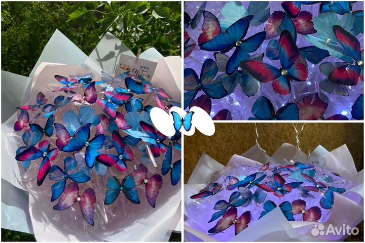 Букет из бабочек на заказ