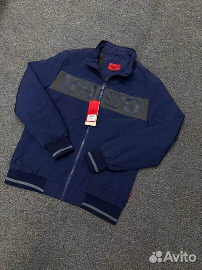 Мужская куртка бомбер hugo, lux