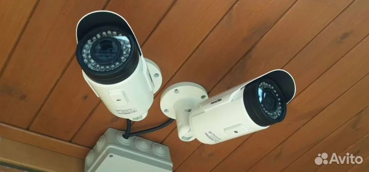 Установка видеонаблюдения с гарантией