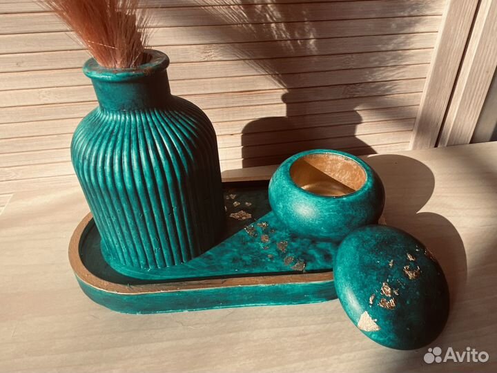 Ваза, поднос, шкатулка, подставка под телефон