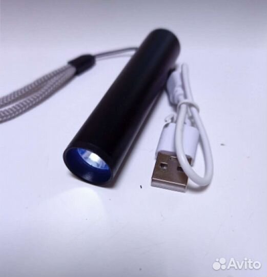 Фонарик ультрафиолетовый usb