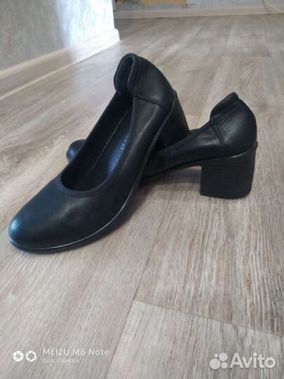 Туфли кожаные
