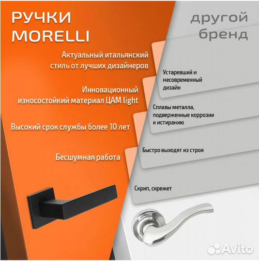 Комплект для межкомнатной двери Morelli / Дверная