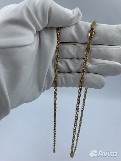 Золотая цепь и браслет