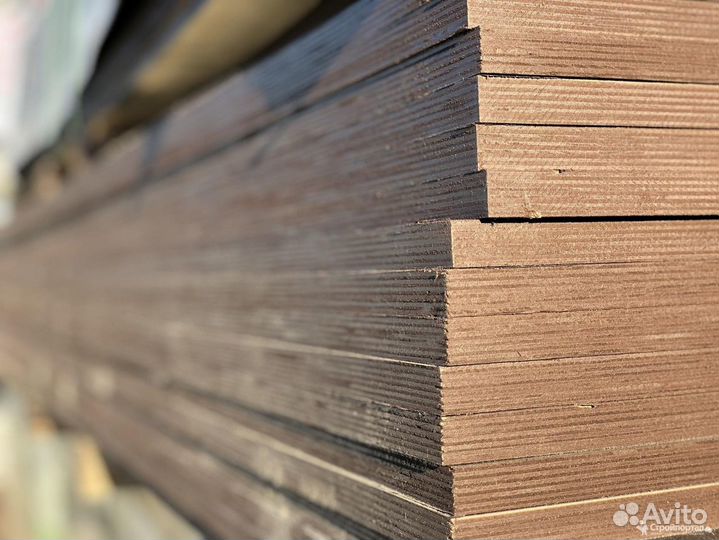 Фанера Ламинированная Березовая 2,44*1,22*18