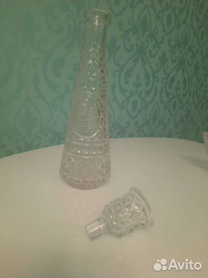 Графин Штоф Бокалы Рюмки хрусталь винтаж СССР