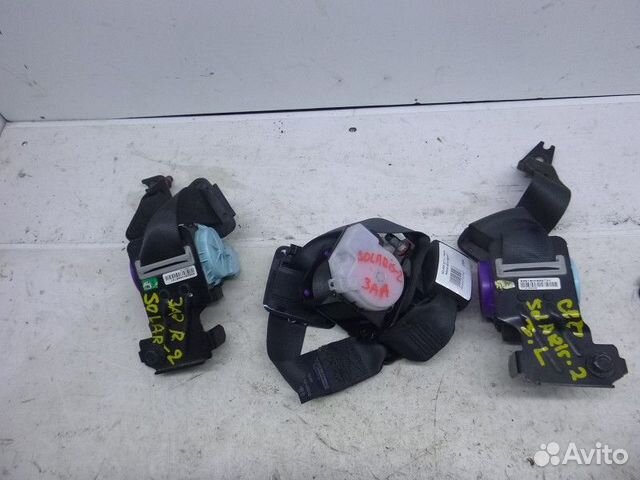 Ремень безопасности задний hyundai solaris 2017