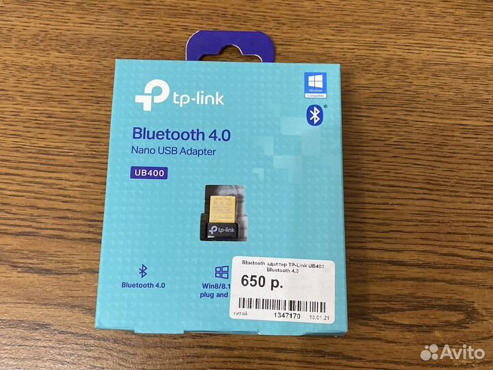 Bluetooth nano usb tp-link 4.0 адаптер для пк