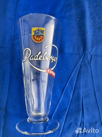 Стакан Radeberger на ножке Германия Есть 3 шт
