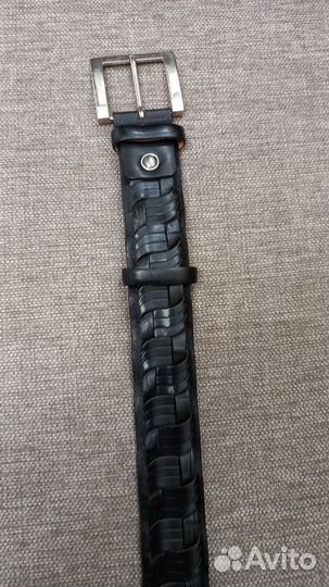 Мужской кожаный ремень 113 см