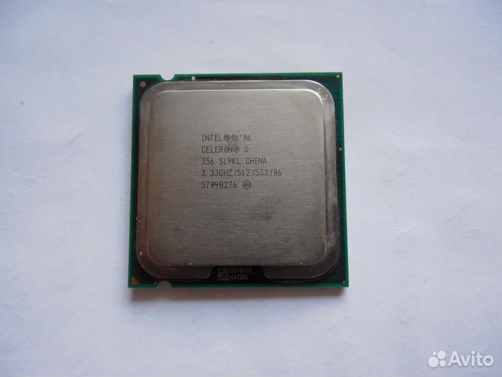 Процессоры Intel Celeron socket 478, 775