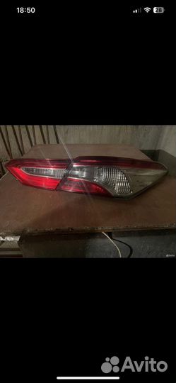 Задние фонари на camry 70