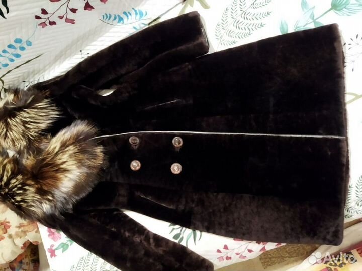 Шуба мутон р-р 44