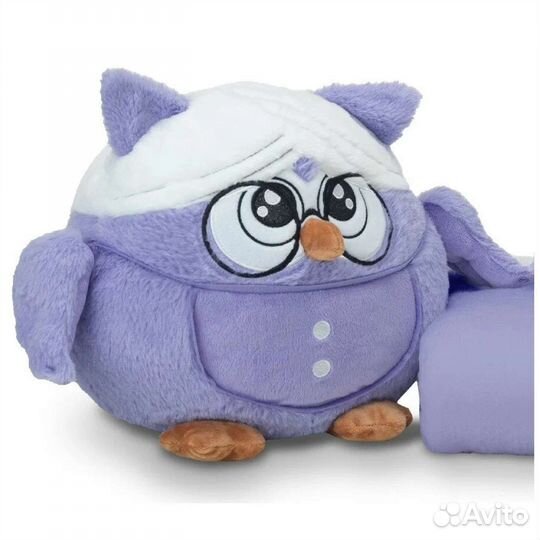 Сова Dormeo с пледом, новая, оригинал