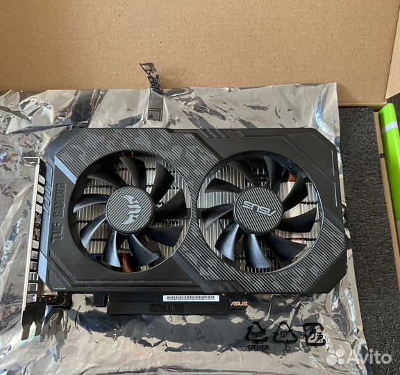 Видеокарта Asus tuf gtx 1660ti oc