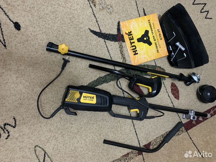 Триммер электрический Huter GET-1500B