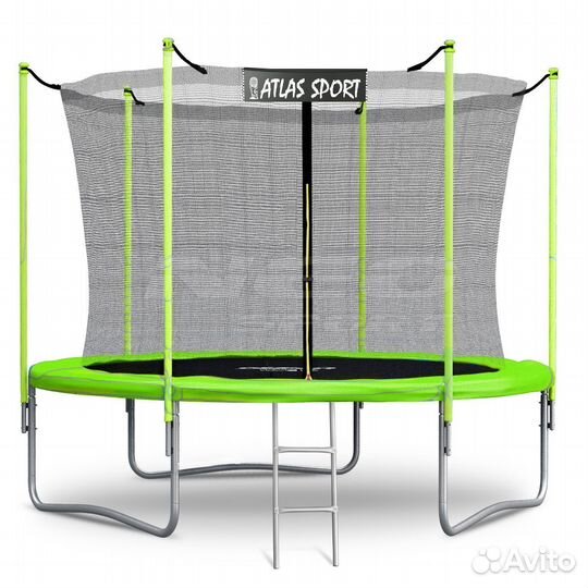 Батут Atlas Sport 252 см (8ft) с внутренней сеткой