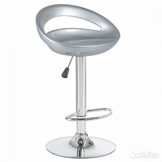 Барный стул LM-1010, Dobrin, пластик(ABS), серебряный