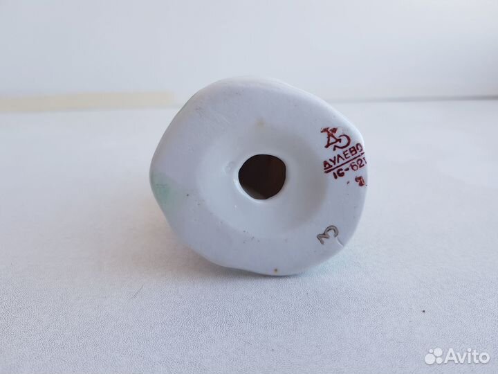 Фарфоровая статуэтка СССР Гармонист Дулево 1962 г