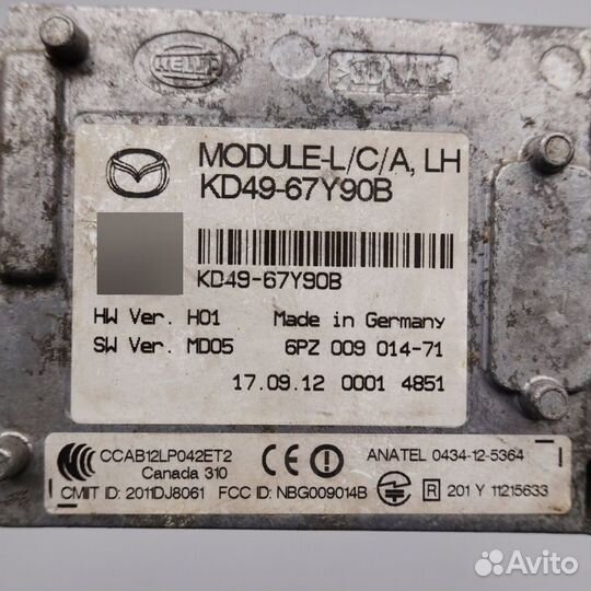 Датчик слепых зон Mazda CX 5 (2012-2017)