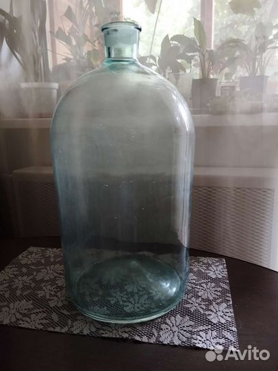 Бутылка стеклянная 20 литров