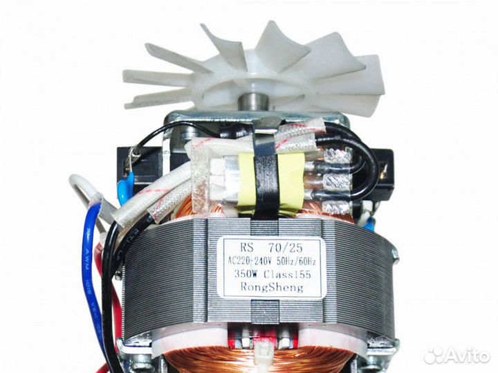 Двигатель с редуктором в сборе мясорубки redmond