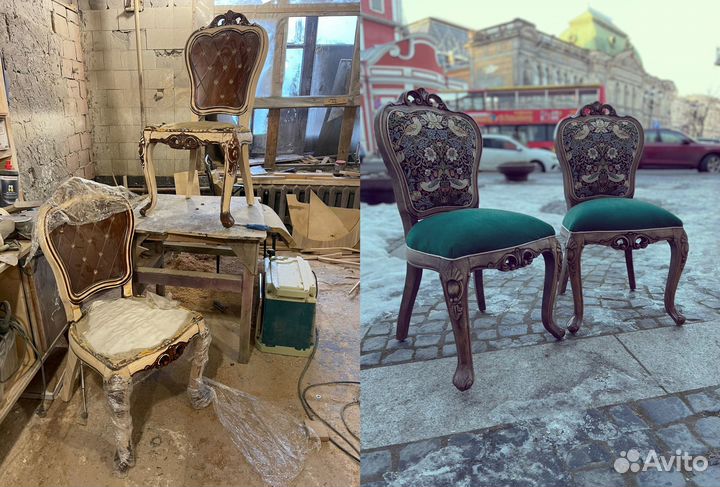 Реставрация и перетяжка мебели