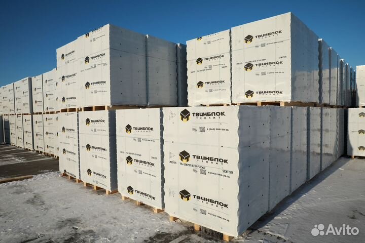 Газоблок Пеноблок Теплит D400 B2.5