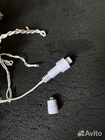 Гирлянда уличная бахрома 12 метров