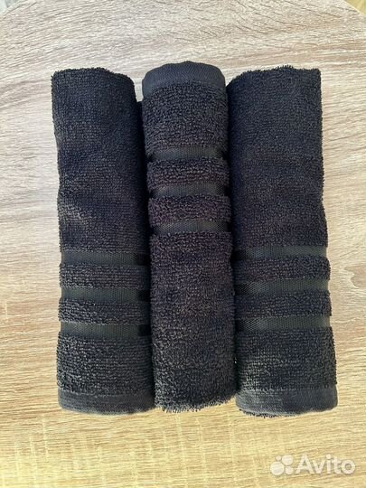 Полотенце махровое 30на60 3 штуки