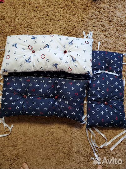 Бортики в детскую кроватку два набора