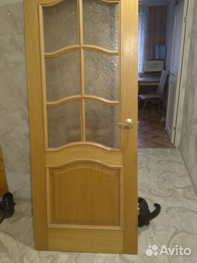 Двери межкомнатные с коробкой 80х200 бу