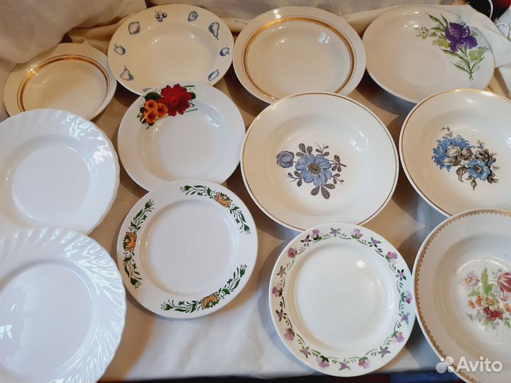 Тарелки, салатники