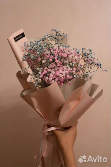 Букеты из гипсофилы