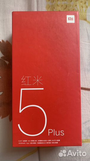 Xiaomi Redmi 5 Plus, 4/64 ГБ