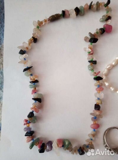 Бусы,колье,серьги,кольцо.старые.ссср