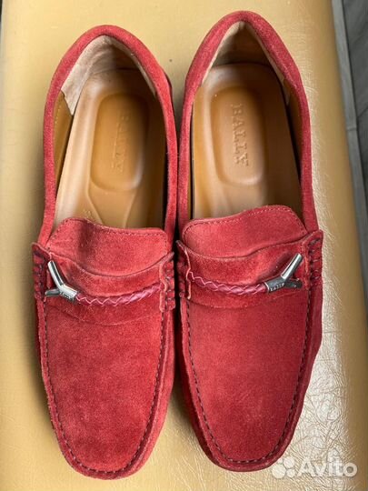 Замшевые мокасины bally