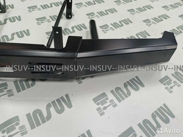 Силовой бампер передний Нива (с площадкой лебедки)