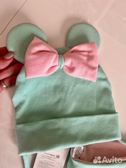 Комплект шапка и снуд детский