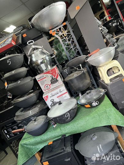 Казан узбекский чугунный 12л Наманган