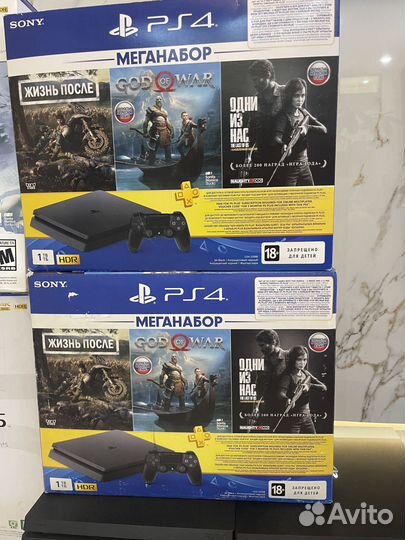 Sony PS4 FAT / Slim / Pro + большой каталог игр