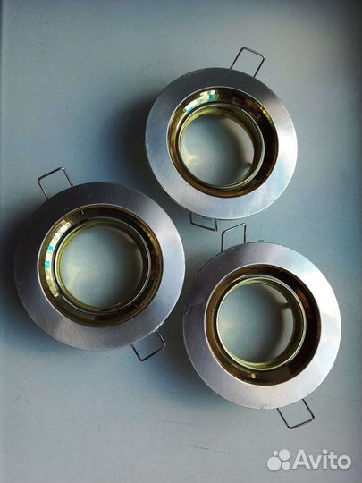 Светильники встраиваемые цена за 3 шт