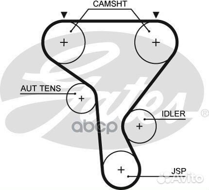 Ремкомплект грм Renault Laguna/Master 2.2DCi/DT