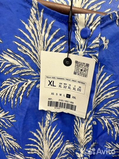 Блузка женская Zara новая хлопок