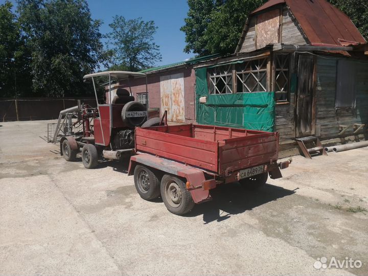 Минитрактор с куном самодельный