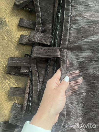 Красивые шторы на ушках. (венге )