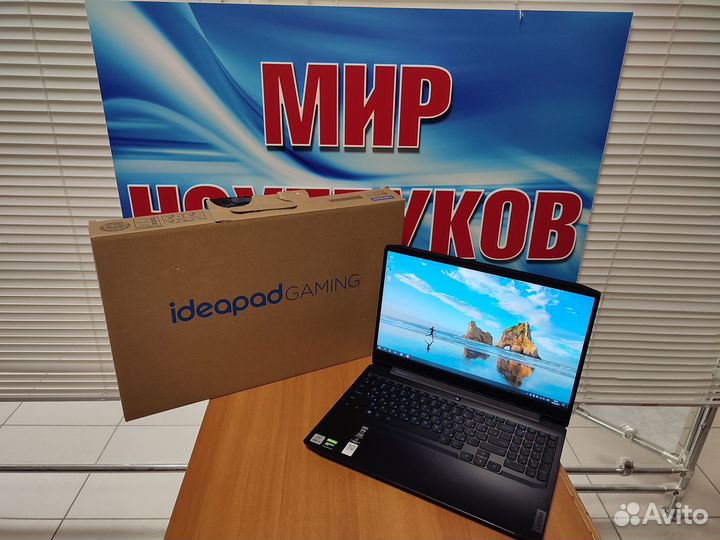 Игровой ноутбук на гарантии / новый