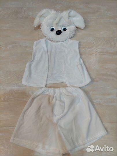 Новогодний костюм Зайчик для мальчика 86 92