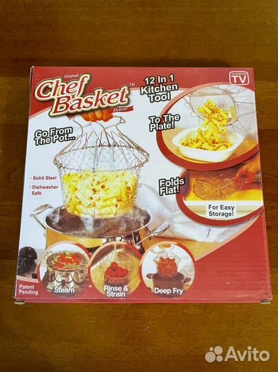 Chef Basket новая сетка решетка дуршлаг