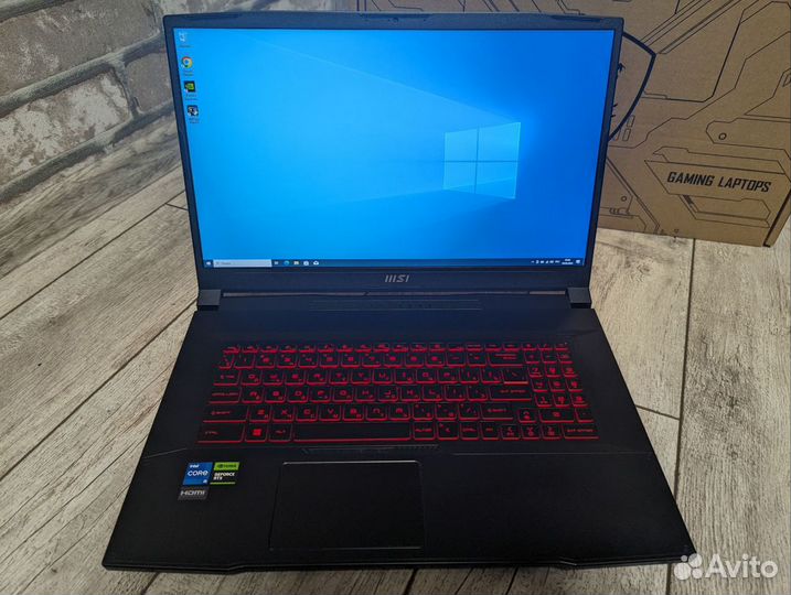 Игровой MSI 17.3”/i5-11th/RTX 2050/512 M.2/8 DDR4